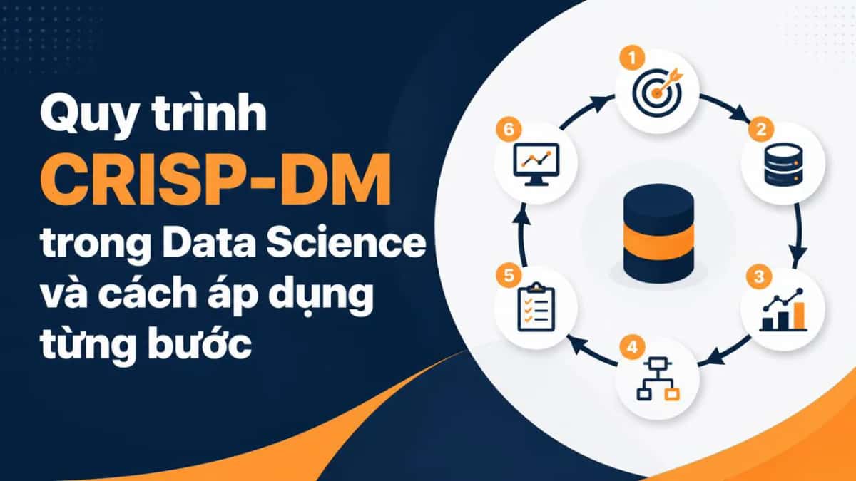 Quy trình CRISP-DM trong Data Science và cách áp dụng từng bước