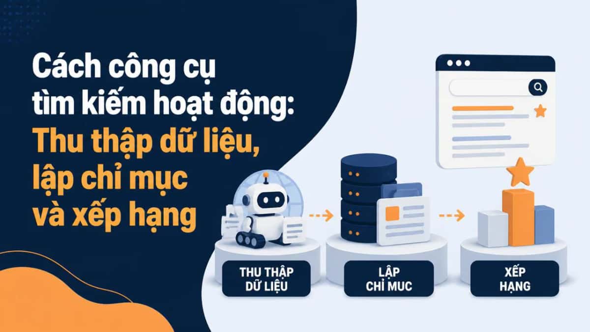 Cách công cụ tìm kiếm hoạt động: Thu thập dữ liệu, lập chỉ mục và xếp hạng